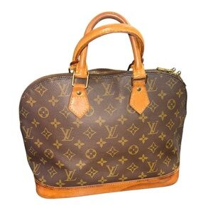 Louis Vuitton Alma Monogram Canvas Top Handle Vintage with D rings-see callouts